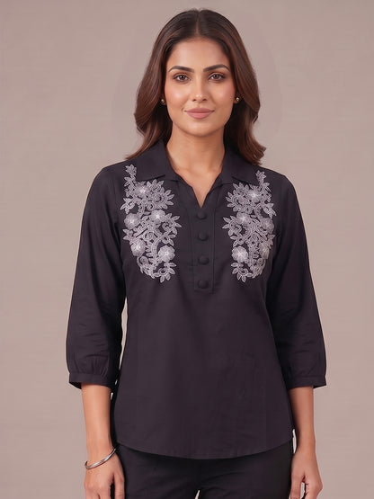 Cotton Top - Black