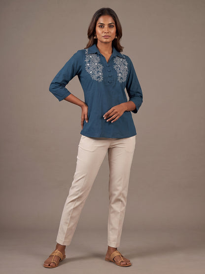 Cotton Top - Blue