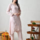 Blossom Blush Hand-Embroidered Chikankari Kurta Set