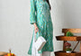 Seafoam Zig-Zag Chikankari Kurta Set