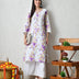 Dusky Rose Geometric Chikankari Kurta Set