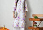 Dusky Rose Geometric Chikankari Kurta Set