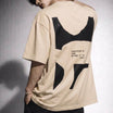 Perspective Graphic Tee Beige