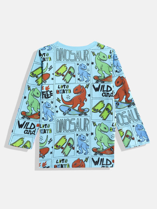Coolbee Store Kids Boys Clothing Set - Aqua (KBAW25ST3) – side view