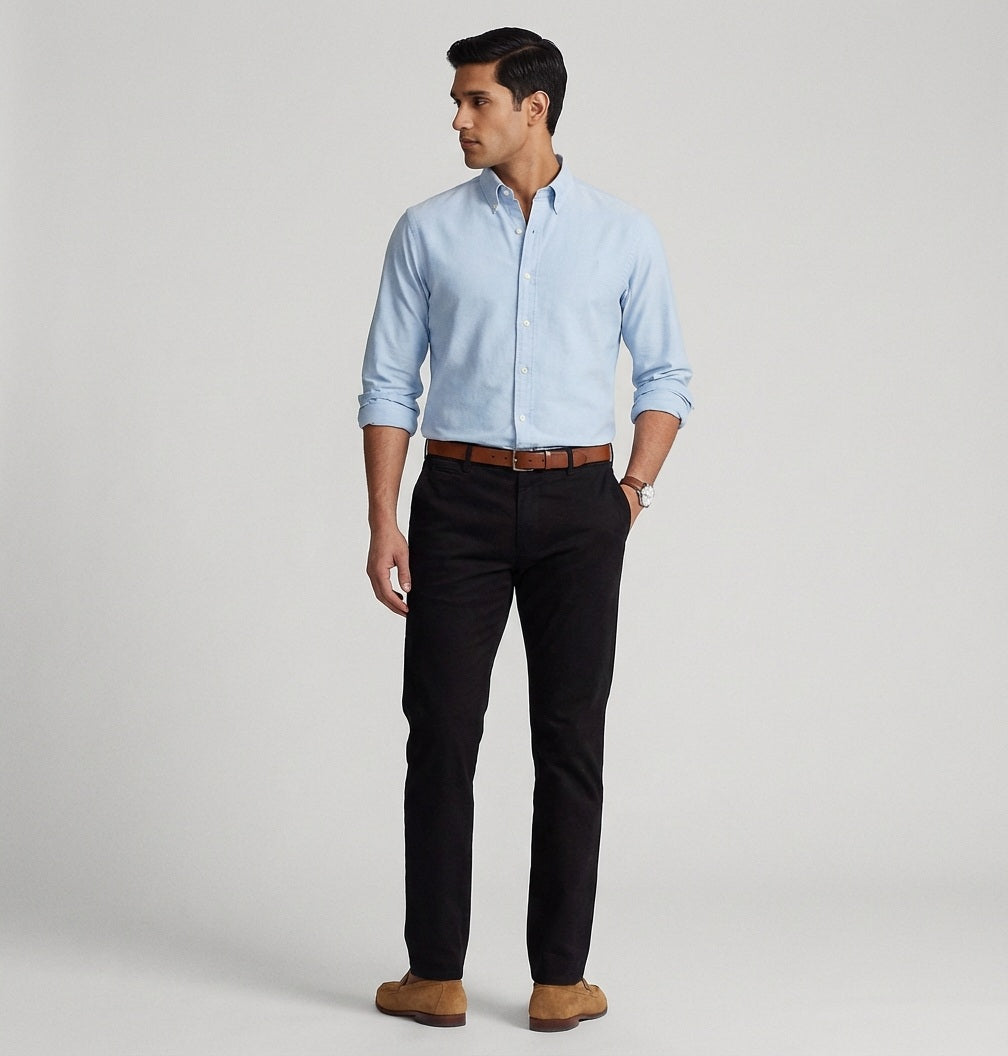 Essential Super Premium Oxford Shirt Blue