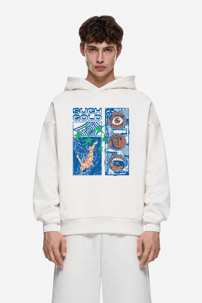 Such Gold Hoodie White – Coolbee Store oversized hoodie, photo 5 of 5