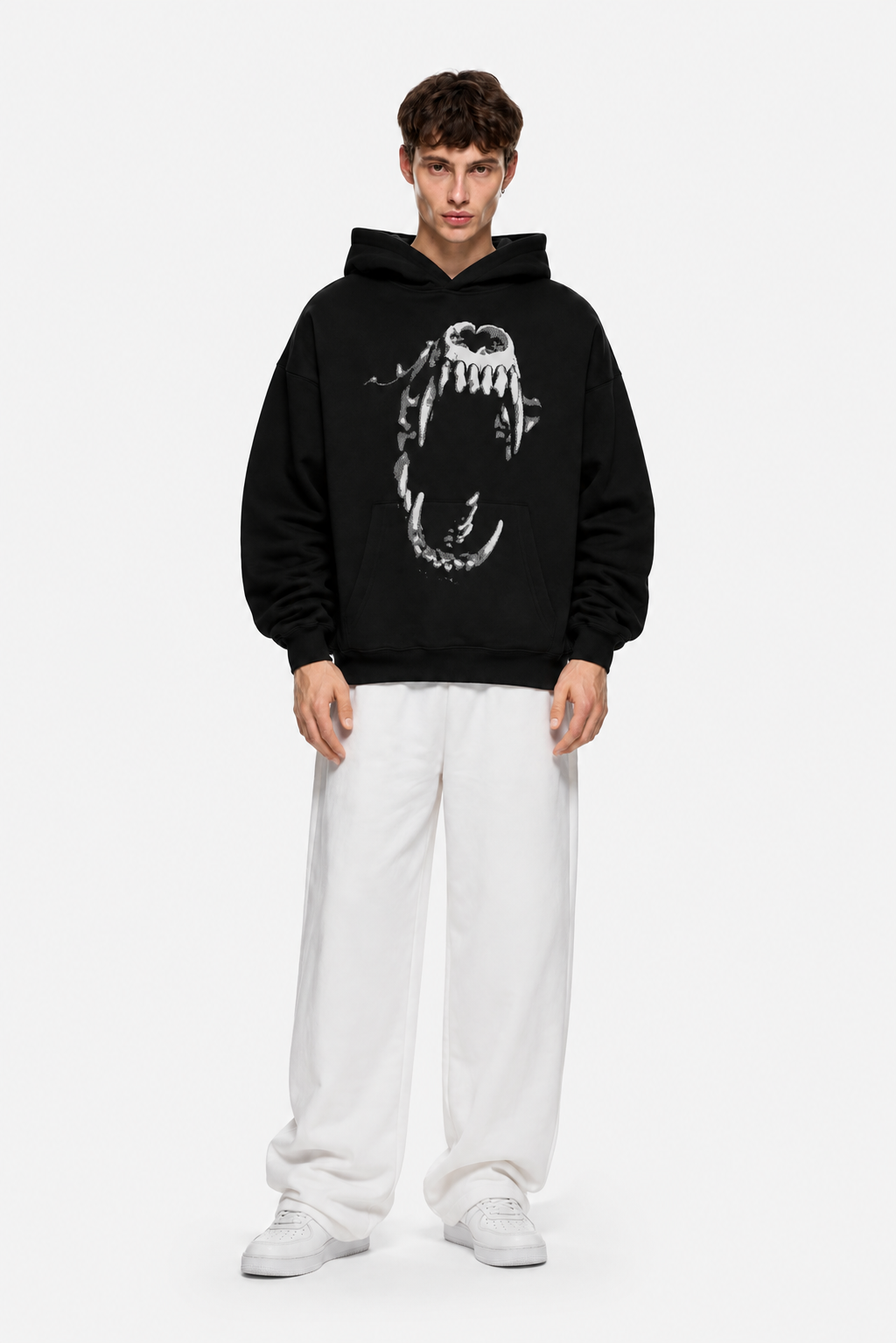 Goldwave Hoodie Black – Coolbee Store oversized hoodie, photo 3 of 5