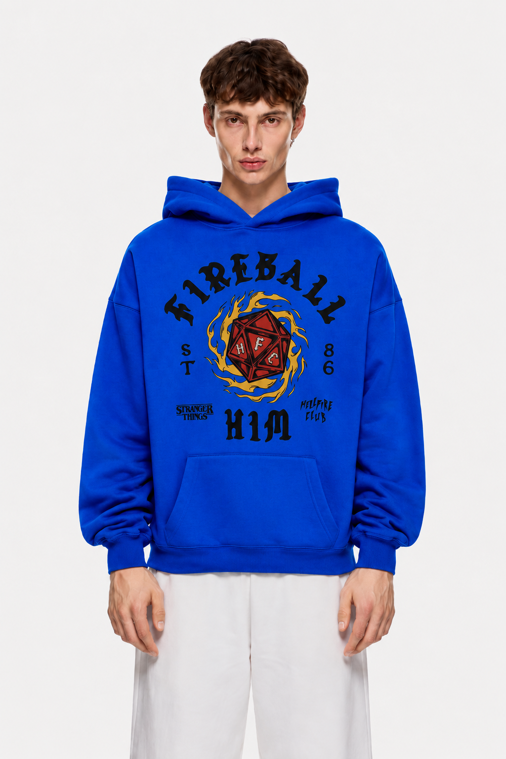 Fireball Hoodie Blue – Coolbee Store, photo 1 of 5
