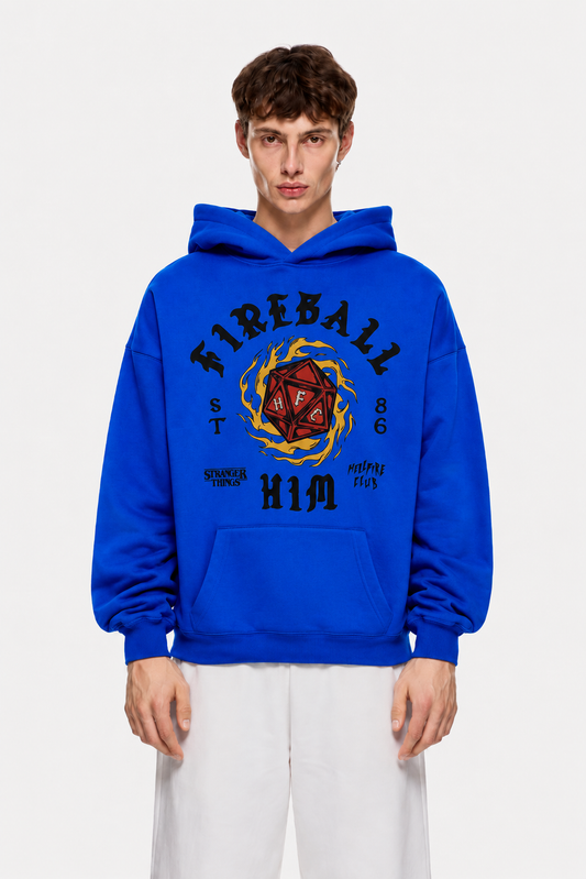 Fireball Hoodie Blue – Coolbee Store, photo 1 of 5