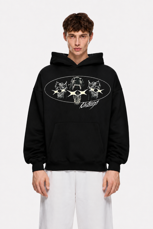 Hell, Hound Hoodie Black – Coolbee Store, photo 1 of 5