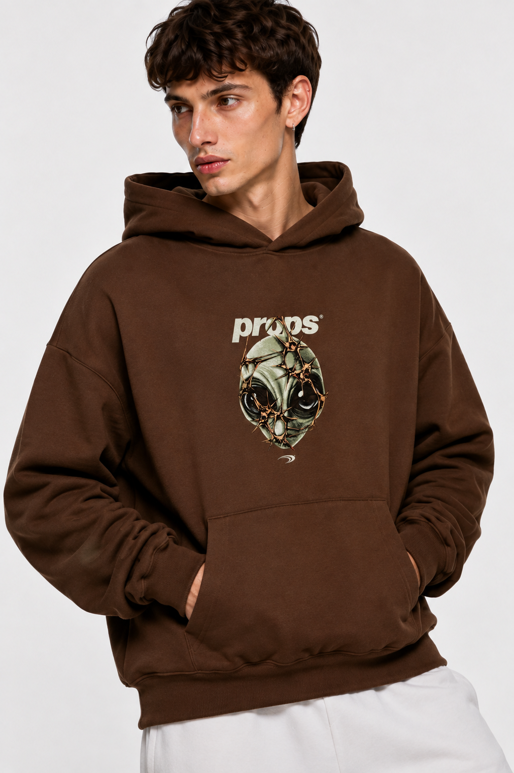 Voidborn Hoodie Brown – Coolbee Store, photo 5 of 5