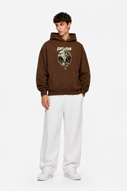 Voidborn Hoodie Brown – Coolbee Store, photo 3 of 5