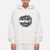 Typography Hoodie White
