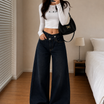 Frost Blue Wide-Leg Jeans