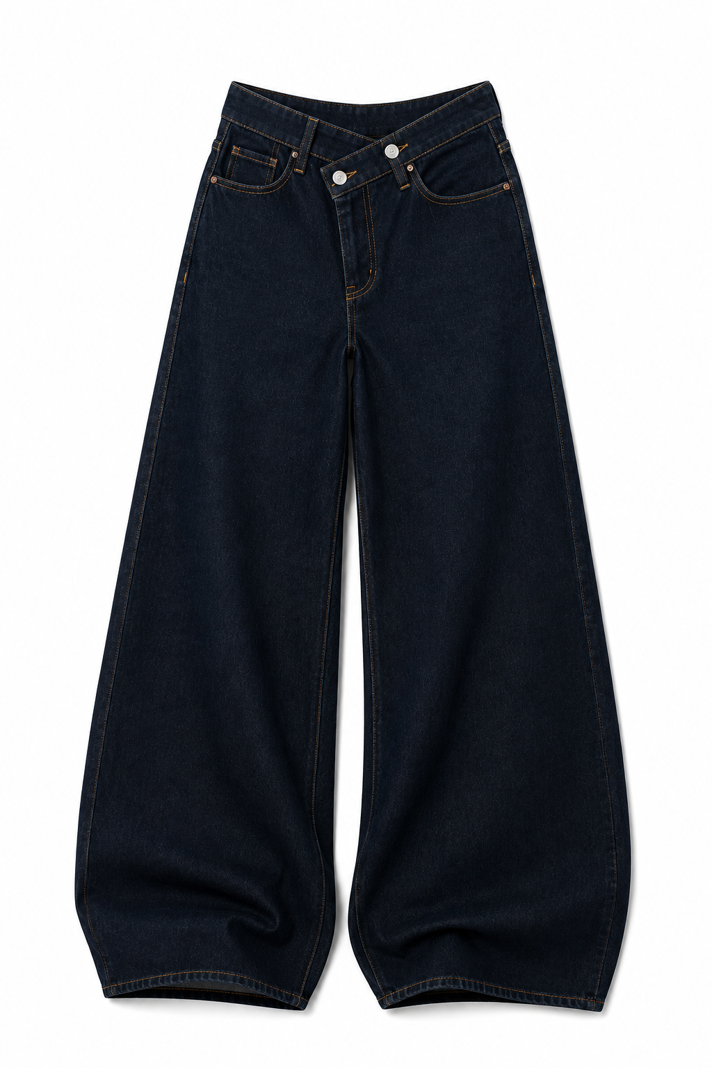 Frost Blue Wide-Leg Jeans – Coolbee Store, photo 6 of 7