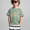 Kids Boys T-Shirt - Seagreen (KBSS25TR451)