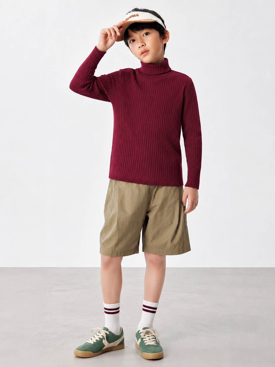 Coolbee Store Kids Boys T-Shirt - Maroon (KBAW4TEE3) – front view
