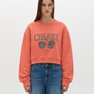 Cherry Sweatshirt Peach