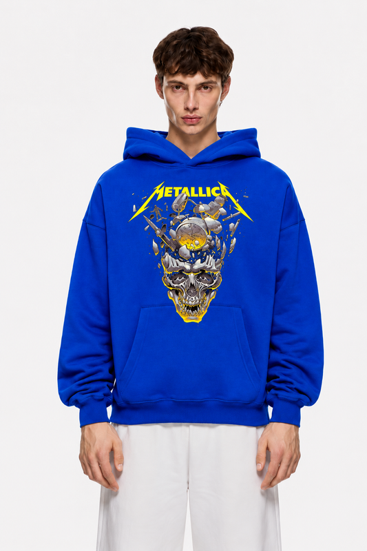 Skull Hoodie Blue
