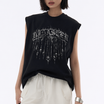 No Mercy Tank Tees Black