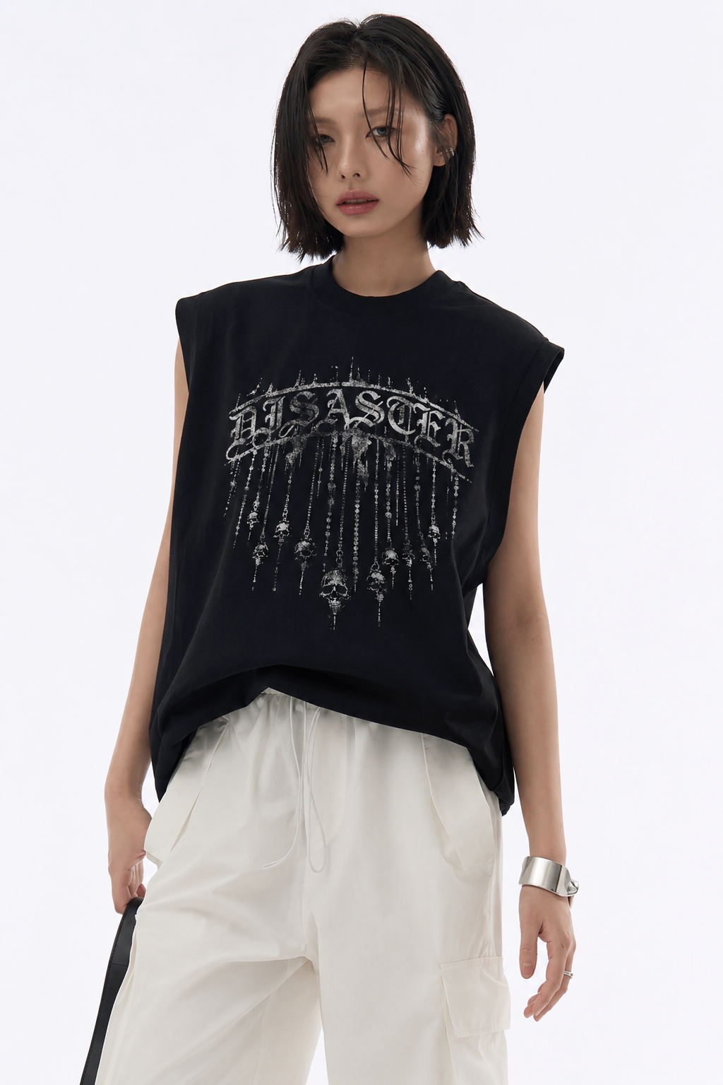 No Mercy Tank Tees Black