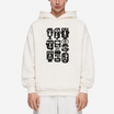 Mono Faces Hoodie White