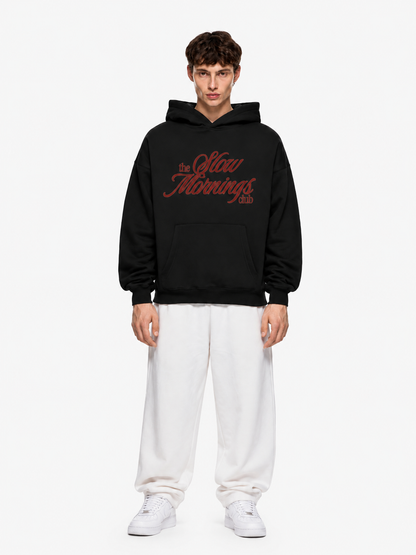 Slow Morning Hoodie Black