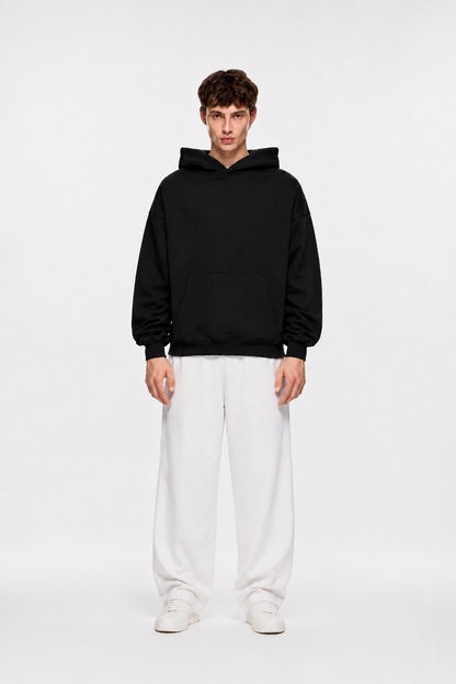 Solid Hoodie Black