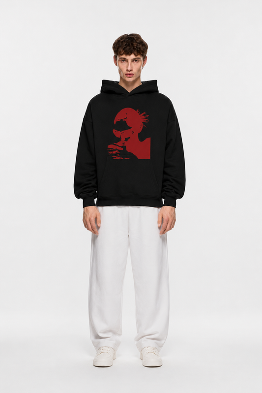 Retry Culture Hoodie Black – Coolbee Store oversized hoodie, photo 2 of 5