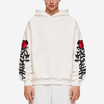 Red Thorn Hoodie White