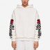 Red Thorn Hoodie White