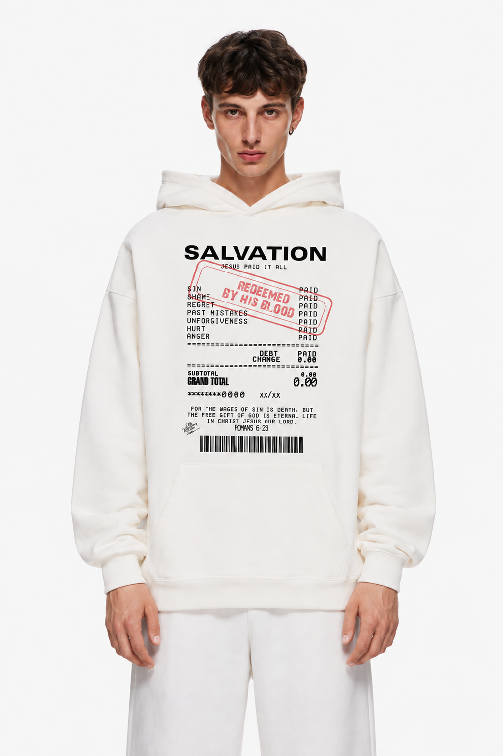 Salvation Hoodie White