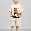 Kids Boys T-Shirt - Beige (KBSS25TR453)