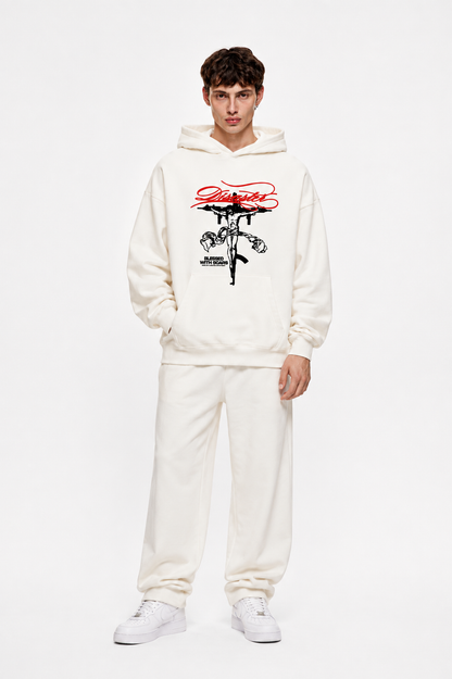 Faith & Fire Hoodie White