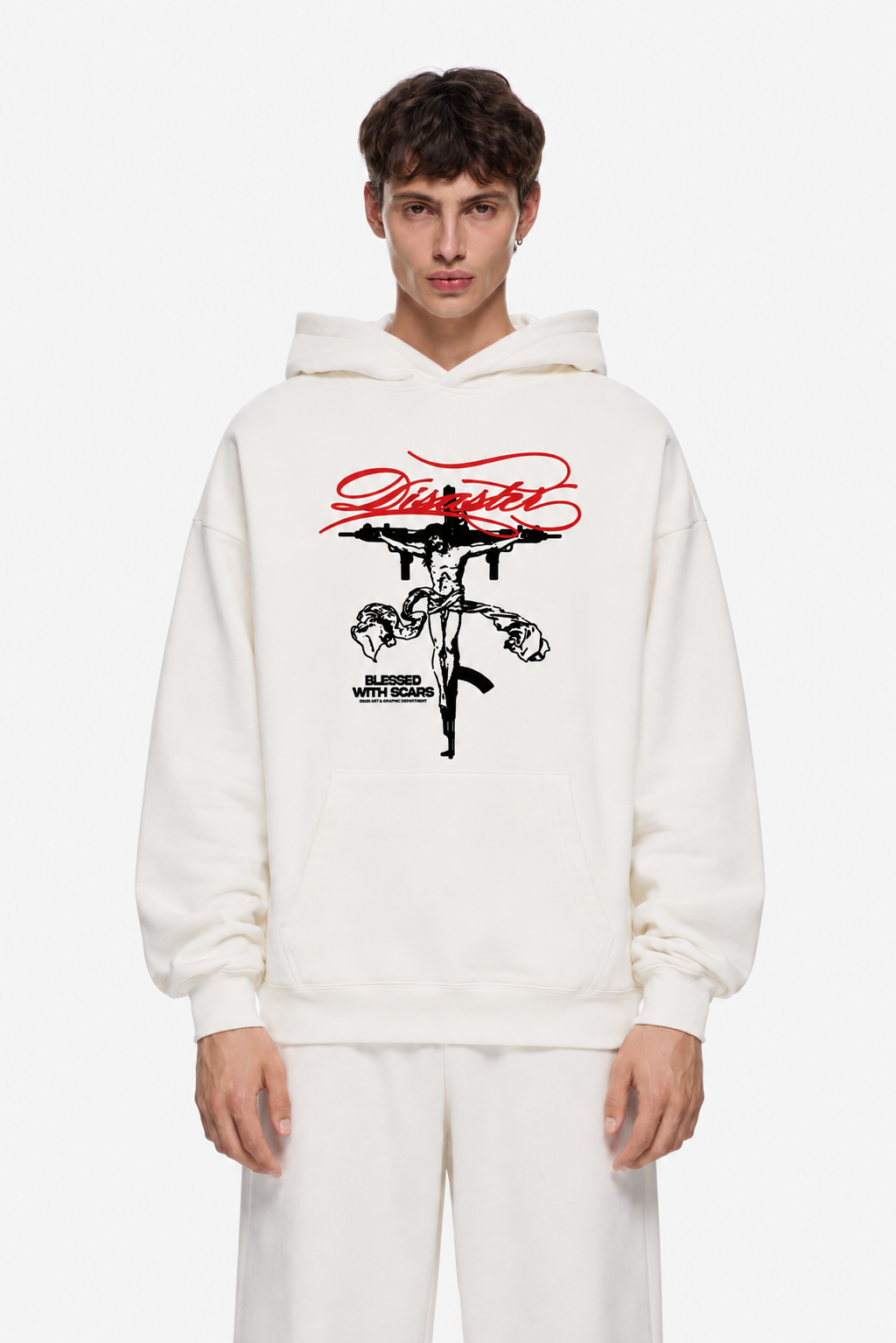 Faith & Fire Hoodie White