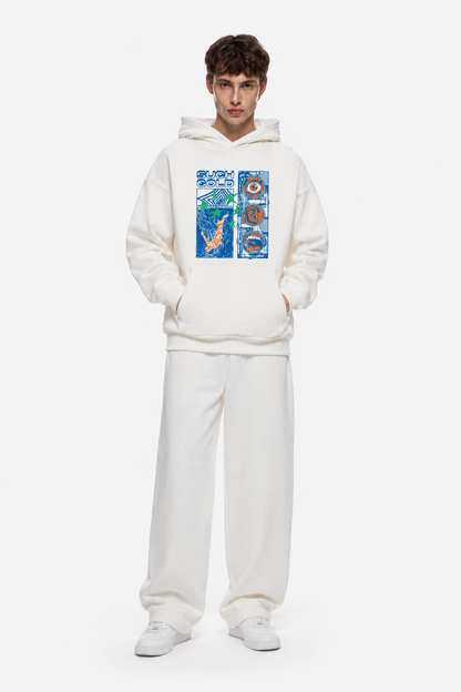 Such Gold Hoodie White – Coolbee Store oversized hoodie, photo 2 of 5