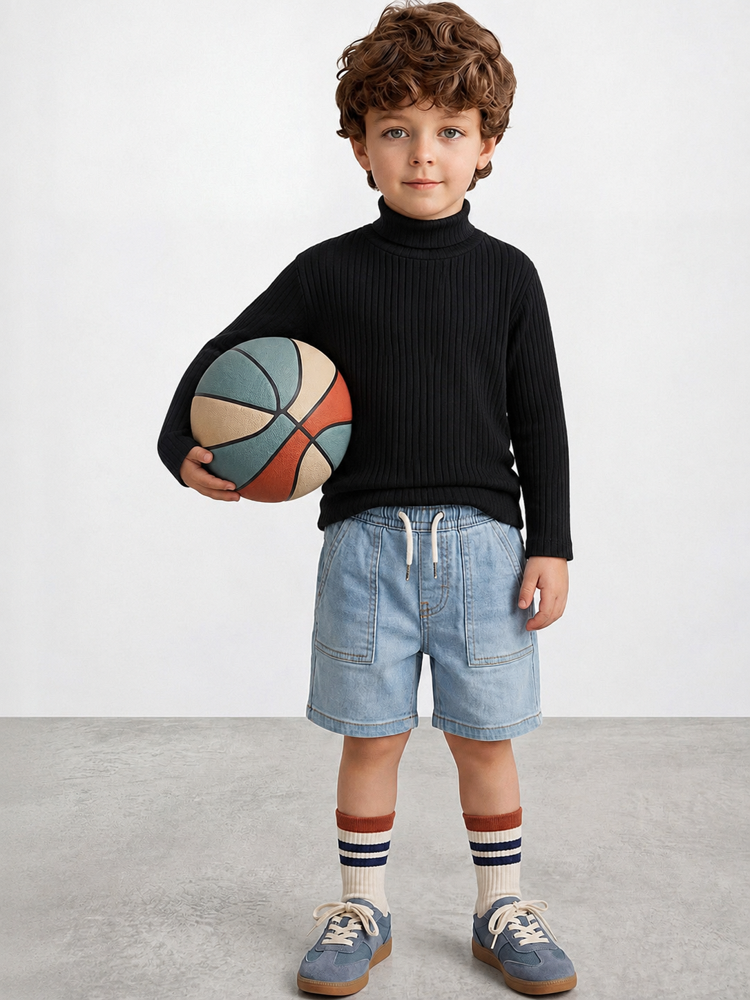 Coolbee Store Kids Boys T-Shirt - Black (KBAW4TEE1) – front view