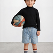 Kids Boys T-Shirt - Black (KBAW4TEE1)