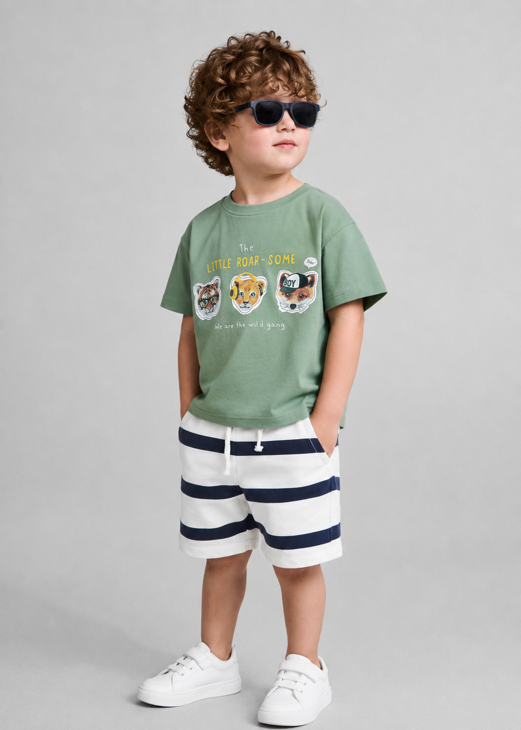 Coolbee Store Kids Boys T-Shirt - Seagreen (KBSS25TR451) – back view