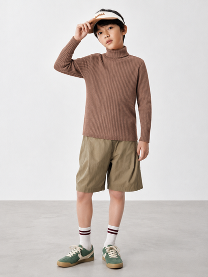 Coolbee Store Kids Boys T-Shirt - Brown (KBAW4TEE4) – front view