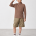 Kids Boys T-Shirt - Brown (KBAW4TEE4)