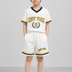 Kids Boys Clothing Set - Off White (KBSSCS2)