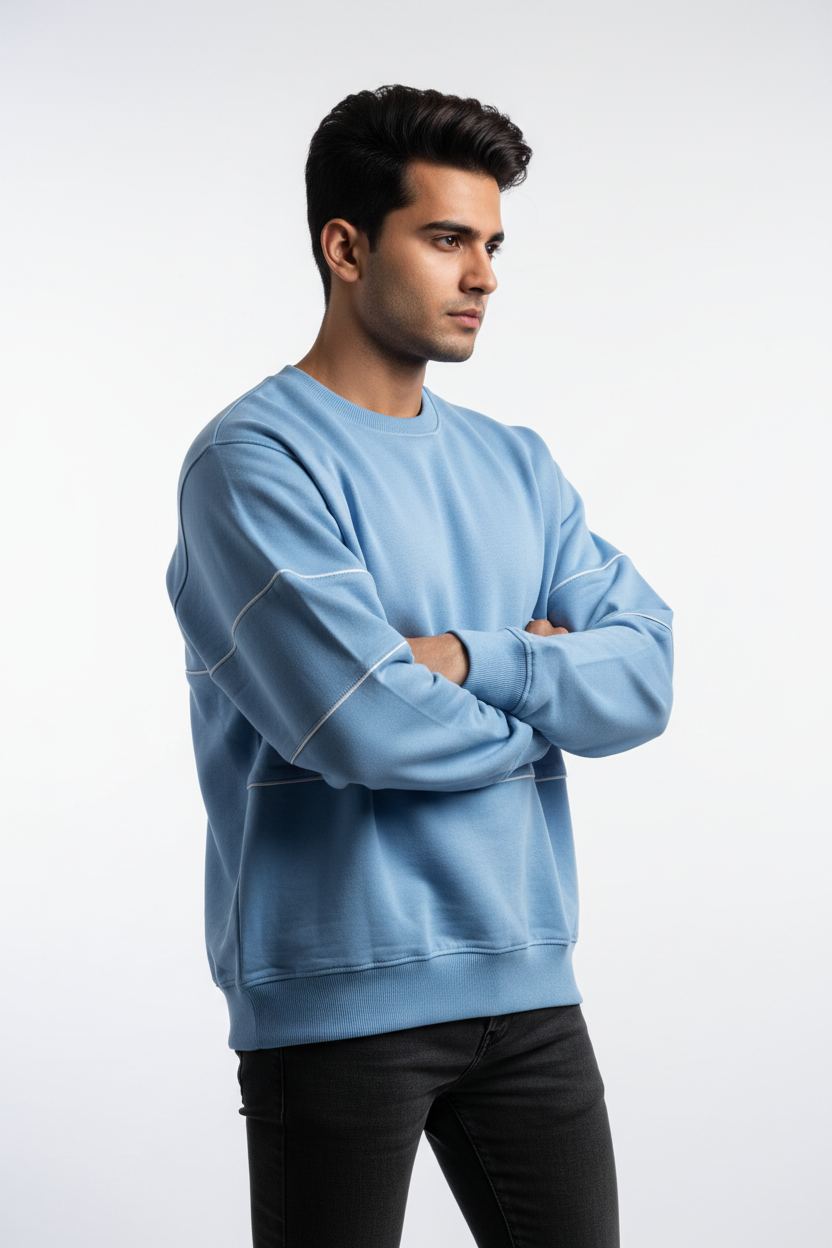 Arms crossed three-quarter
