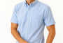 Premium Oxford Casual Half Shirt light Blue