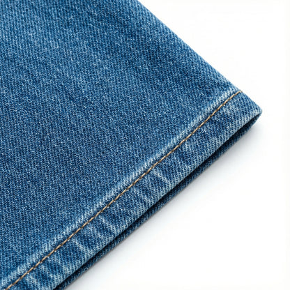 Sleek Utility Denim Jumpsuit – Indigo Wash