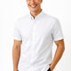 Premium Oxford Casual Half Shirt White