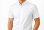 Premium Oxford Casual Half Shirt White