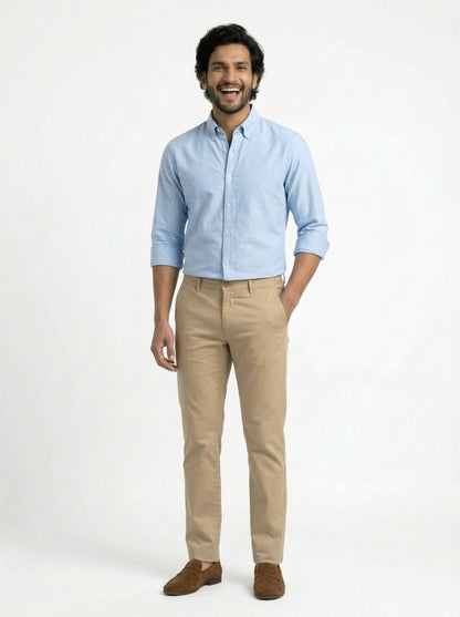 Casual Premium Oxford Shirt Blue