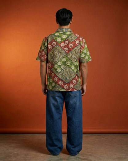 Green Tropic Floral Shirt