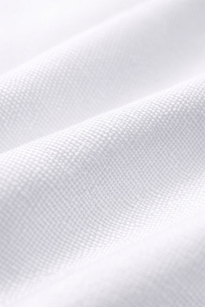 Premium Oxford Casual Half Shirt White